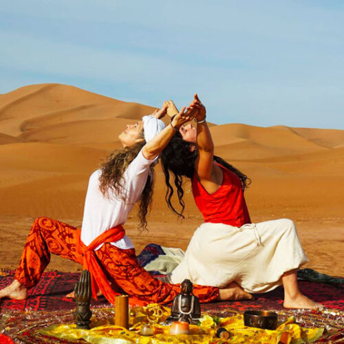 Sunrise Salutations: Yoga Journey Through Morocco