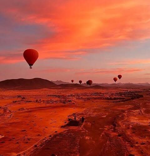 Marrakech Sunrise Hot Air Balloon Ride with Berber Breakfast